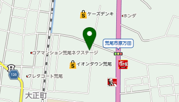 WASHハウス イオンタウン荒尾店の地図画像