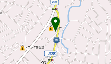 WASHハウス 中尾店の地図画像