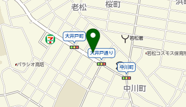 WASHハウス 若松大井戸店の地図画像