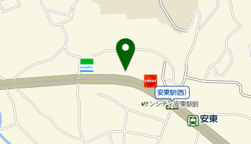 WASHハウス 安佐南区上安店の地図画像