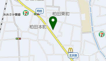 WASHハウス 東大阪柏田東店の地図画像