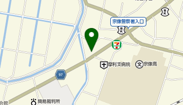 WASHハウス 宗像東郷店の地図画像