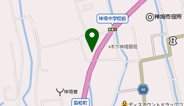 WASHハウス 神埼鶴店の地図画像