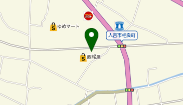 WASHハウス 人吉相良店の地図画像