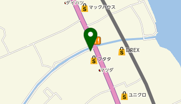 WASHハウス 島原北門店の地図画像