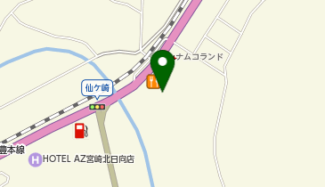 WASHハウス 日向日知屋店の地図画像