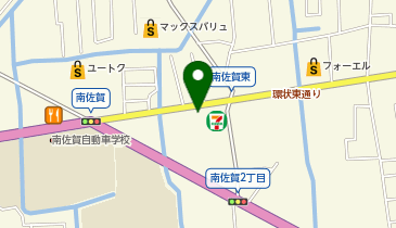 WASHハウス 南佐賀店の地図画像