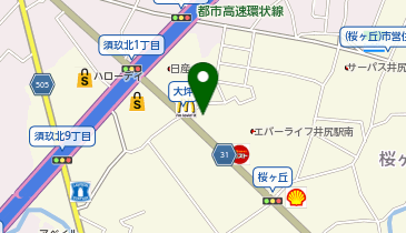 WASHハウス 春日桜ケ丘店の地図画像