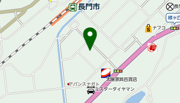 WASHハウス 長門東深川店の地図画像