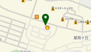 WASHハウス 春日星見ケ丘店の地図画像