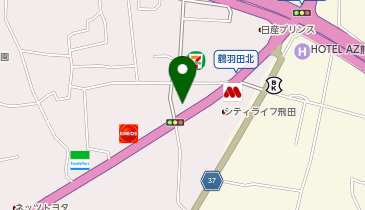 WASHハウス 熊本鶴羽田店の地図画像