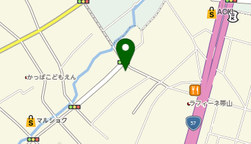 WASHハウス 熊本帯山店の地図画像