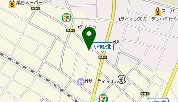 WASHハウス 羽村小作台店の地図画像