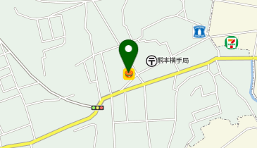 WASHハウス 熊本横手店の地図画像