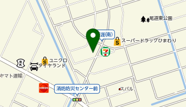 WASHハウス 尾道高須店の地図画像