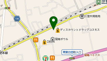 WASHハウス 菊陽津久礼店の地図画像