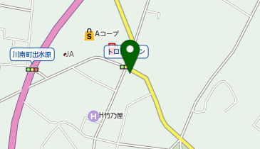 WASHハウス 川南トロントロン店の地図画像