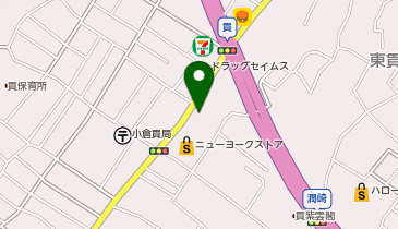 WASHハウス 下貫店の地図画像