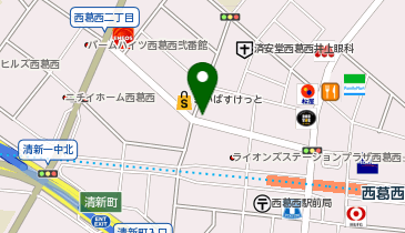 WASHハウス 西葛西3丁目店の地図画像