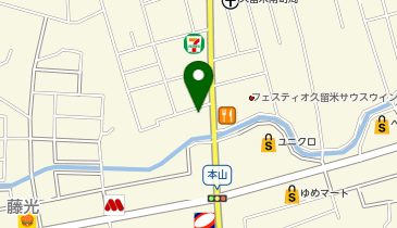 WASHハウス 南町店の地図画像