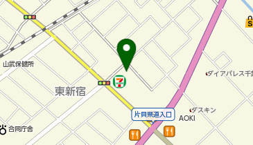 WASHハウス 東金中橋店の地図画像