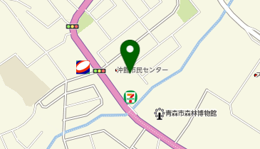 WASHハウス 青森沖館店の地図画像