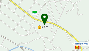 WASHハウス 福津宮司店の地図画像