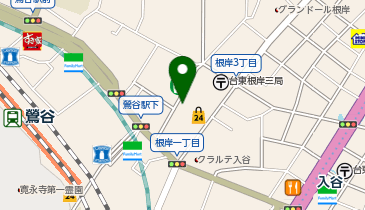 WASHハウス 根岸3丁目店の地図画像