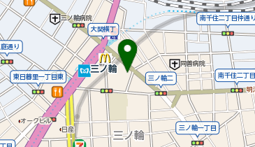 WASHハウス 台東三ノ輪1丁目店の地図画像