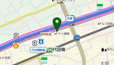 WASHハウス 世田谷大原2丁目店の地図画像