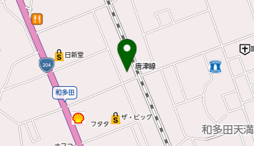 WASHハウス 唐津和多田本村店の地図画像