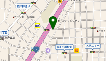 WASHハウス 台東入谷1丁目店の地図画像