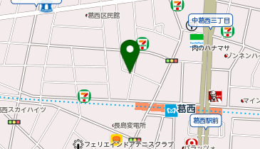 WASHハウス 江戸川中葛西3丁目店の地図画像