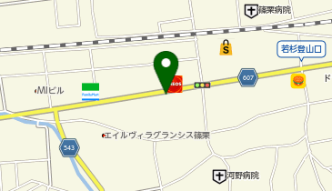 WASHハウス 篠栗尾仲店の地図画像