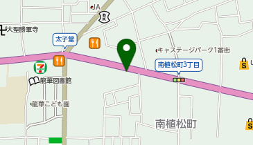 WASHハウス 八尾南植松店の地図画像