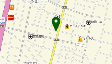 WASHハウス 津市本町店の地図画像