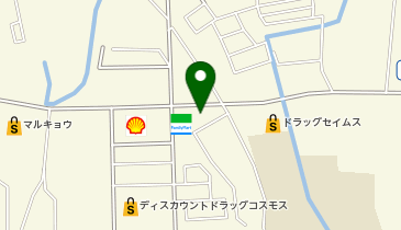 WASHハウス 皆春店の地図画像