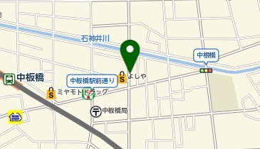 WASHハウス 板橋中板橋店の地図画像