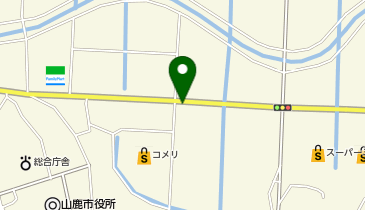 WASHハウス トライアル山鹿店の地図画像