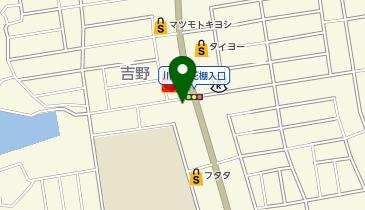 WASHハウス 吉野町店の地図画像