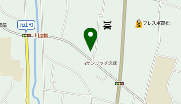 WASHハウス 高松元山店の地図画像