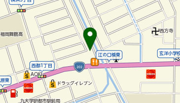 WASHハウス 福岡徳永店の地図画像