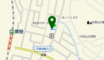 WASHハウス 原田店の地図画像