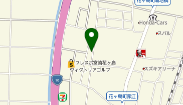 WASHハウス 花ケ島店の地図画像