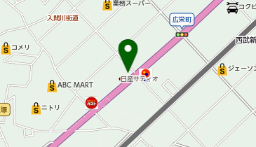 リンガーハット 川越広栄店の地図画像