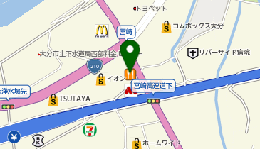 リンガーハット 大分光吉店の地図画像