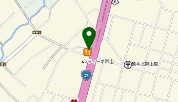 リンガーハット 熊本東バイパス店の地図画像