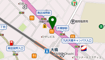 リンガーハット 福岡大橋店の地図画像