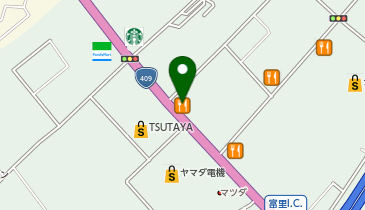 リンガーハット 千葉富里インター店の地図画像