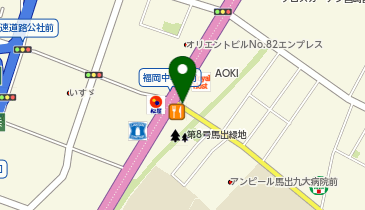 リンガーハット 福岡箱崎店の地図画像